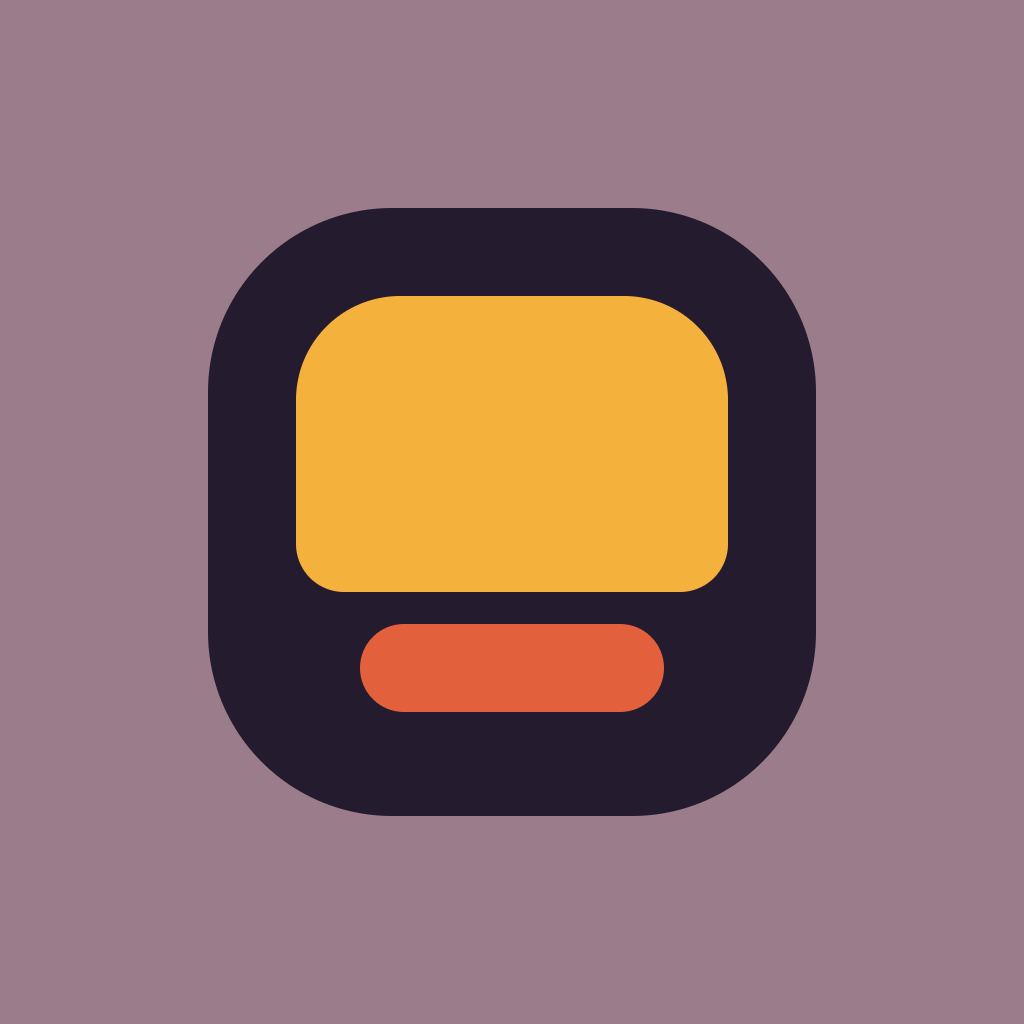 The Lullfabric Sleep app icon: the same lamp on a heather field